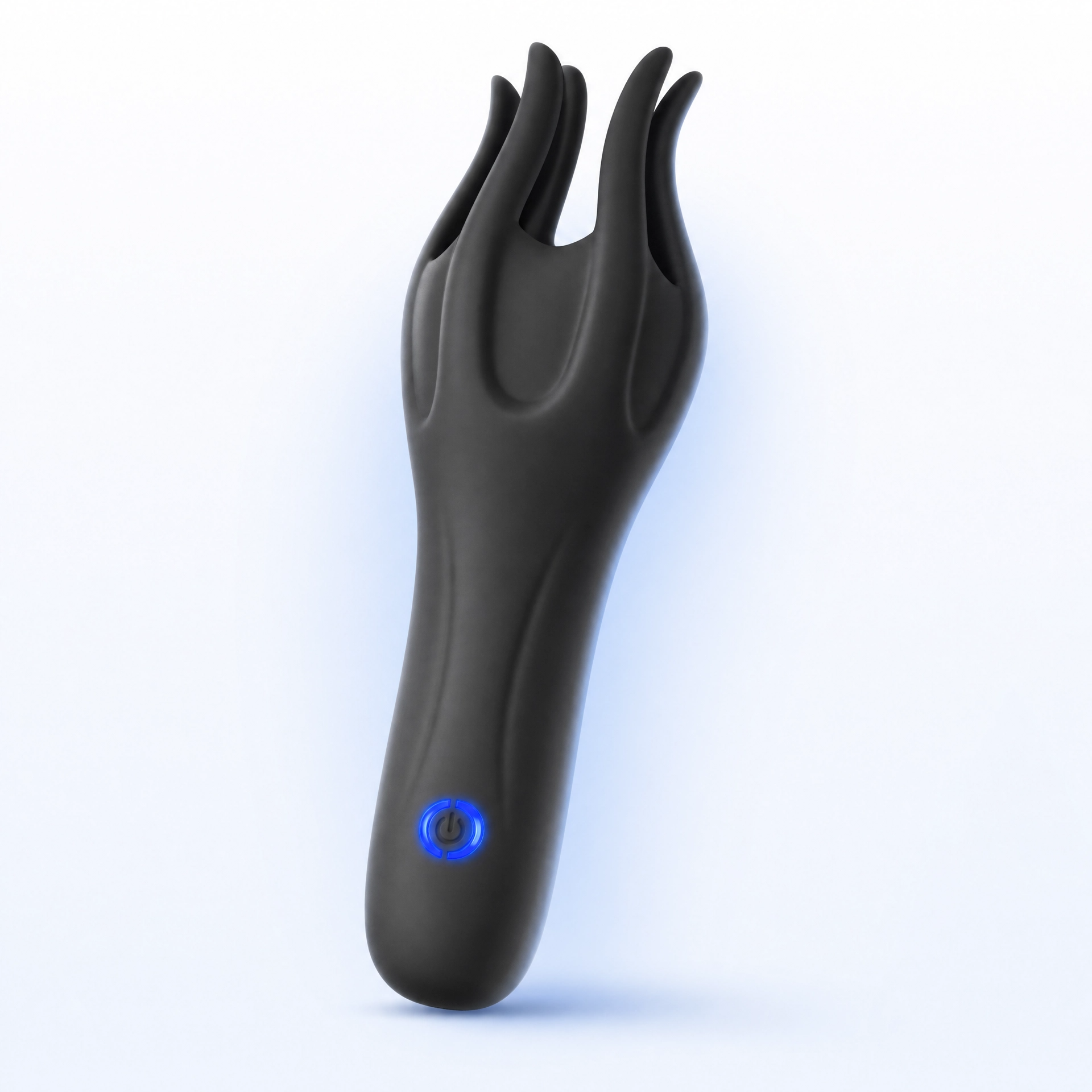 YoungM Wellness- und Trainingsgerät mit blau leuchtendem Power-Button
